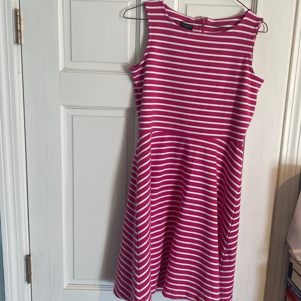 Talbots pink dress